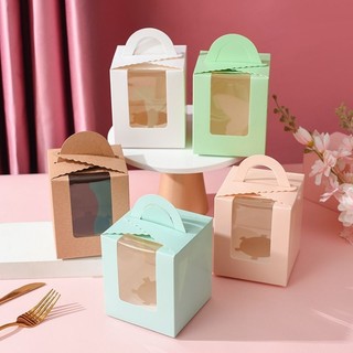 Hộp Giấy đựng Bánh Cupcake / Sen Đá mini siêu dễ thương.