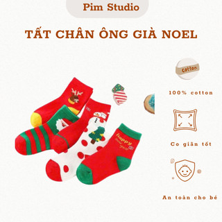 Tất Cổ Cao Noel Giáng Sinh Cho Bé Trai Bé Gái YeeHoo Từ 1 đến 3 Tuổi