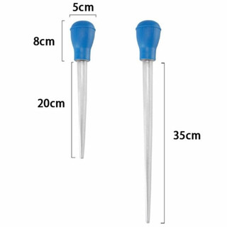 Cây bóp hút phân cá, ống hút cặn hồ 30ml- 50ml cá nhựa mica cho cá ăn artemia