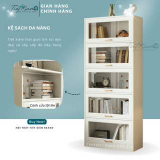 Kệ sách gỗ Nội Thất Tiết Kiệm dùng làm tủ đa năng phù hợp mọi không gian đã lắp sẵn K9909