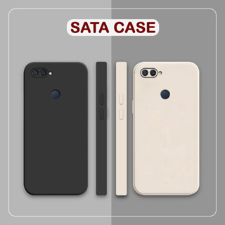 Ốp lưng Oppo A5s / A7 / F9 / A12 cạnh vuông tpu bảo vệ camera, chống bám vân tay