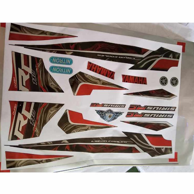 tem rời candy sirius RC  đỏ đen