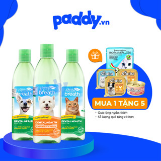 Dung Dịch Vệ Sinh Răng Miệng Hỗ Trợ Sức Khỏe Chó Mèo Tropiclean 473ml