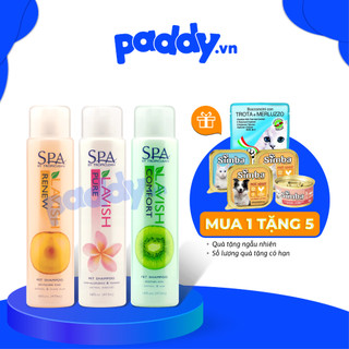 Sữa Tắm Dưỡng Lông Chó Mèo Tropiclean Spa Lavish
