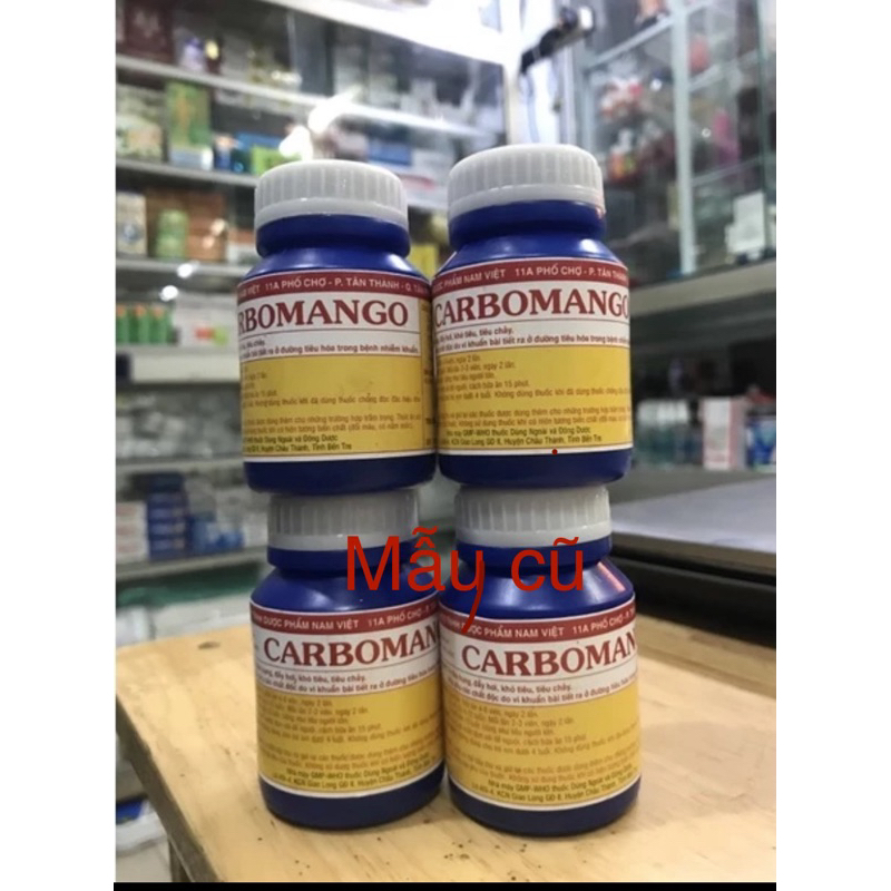 ✅Than Hoạt Carbomango / carbonamviet / Viên Tiêu Đen