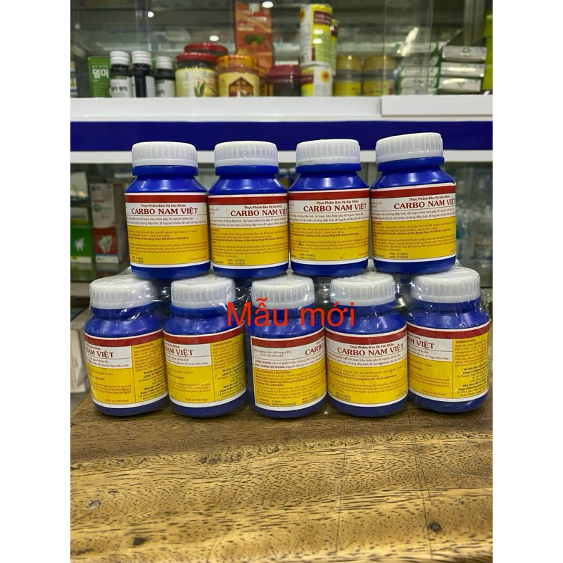 ✅Than Hoạt Carbomango / carbonamviet / Viên Tiêu Đen