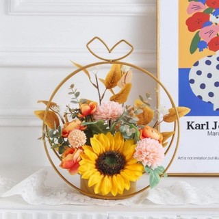 Giỏ Cắm Hoa Bằng Kim Loại