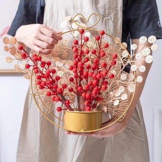 Giỏ Cắm Hoa Bằng Kim Loại