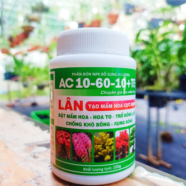 PHâN BÓN NPK BỔ SUNG Vi LƯỢNG AC 10-60-10 +TE