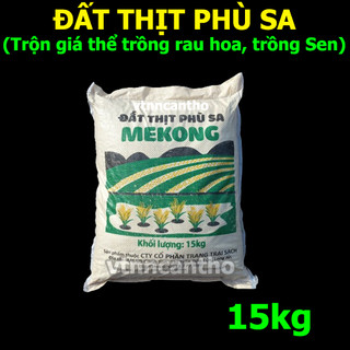 Đất thịt phù sa Mekong trồng sen, hoa kiểng, rau màu