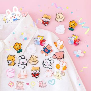 Phụ kiện, sticker, pin, cài trang trí áo, balo, túi ví, túi xách