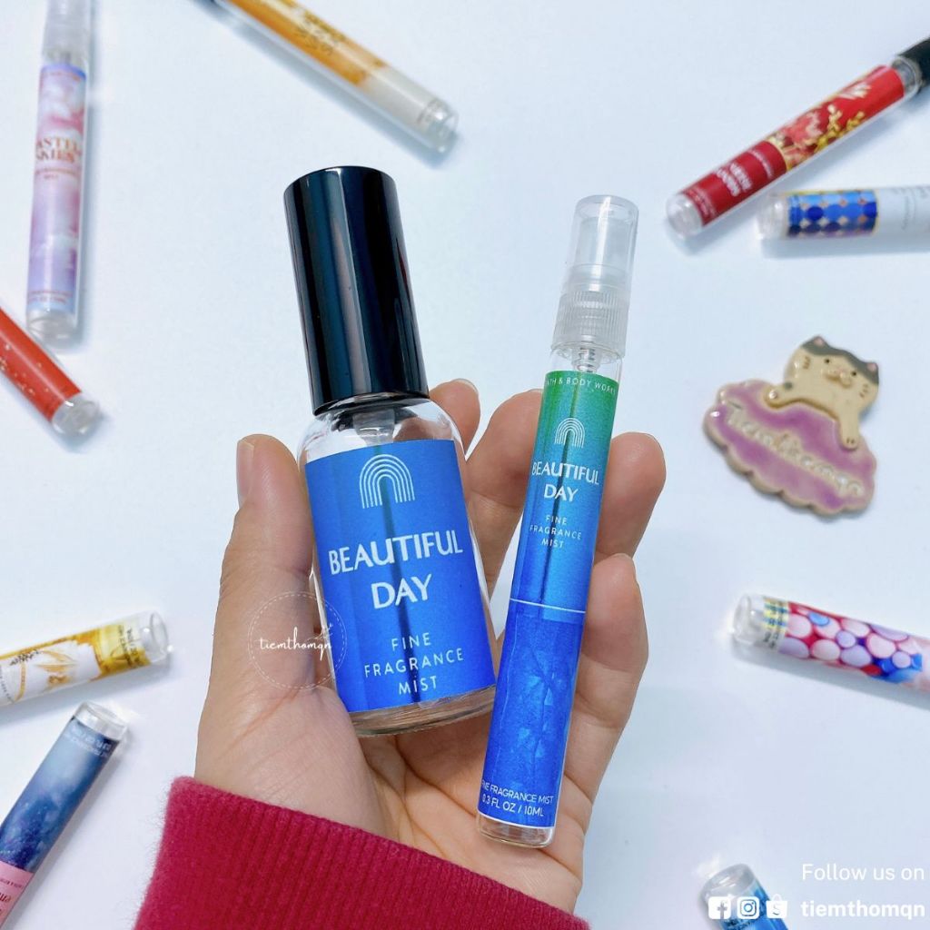 Xịt Thơm Toàn Thân Body Mist Beautiful Day Bath & Body Works Mùi Hương Nữ Tính, Rạng Rỡ