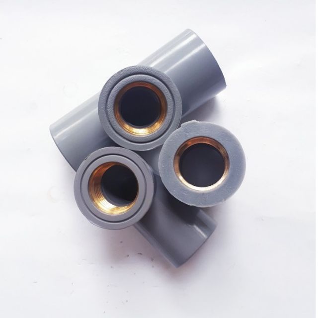 Cút ren trong đồng 21 - Tê ren trong đồng 21 - Mang sông ren trong đồng 21