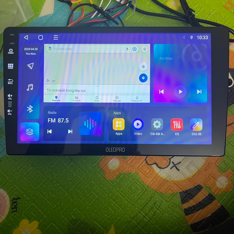Màn hình Android OLED PRO A5 phiên bản 2023, lắp sim 4G Ram2gb-Rom 32gb Chip 8x 8581 TS18 màn hình Qled