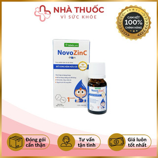 ✅[Chính hãng] NovoZinC Drops kẽm hữu cơ nhỏ giọt giúp ăn ngon, tiêu hoá tốt và tăng sức đề kháng (Lọ 15ml)