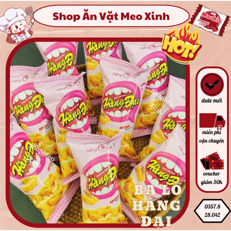 Snack hình ba lô Hằng Đại, bim balô giòn giòn (gói 20g)