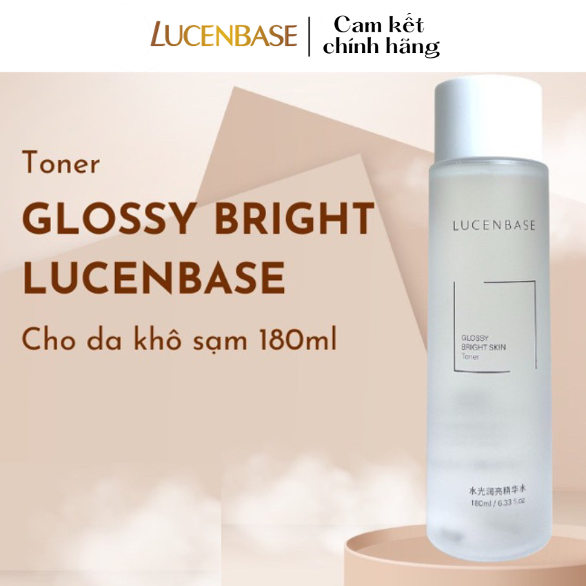 Toner Glossy Bright 180ml dành cho da khô, sạm đen