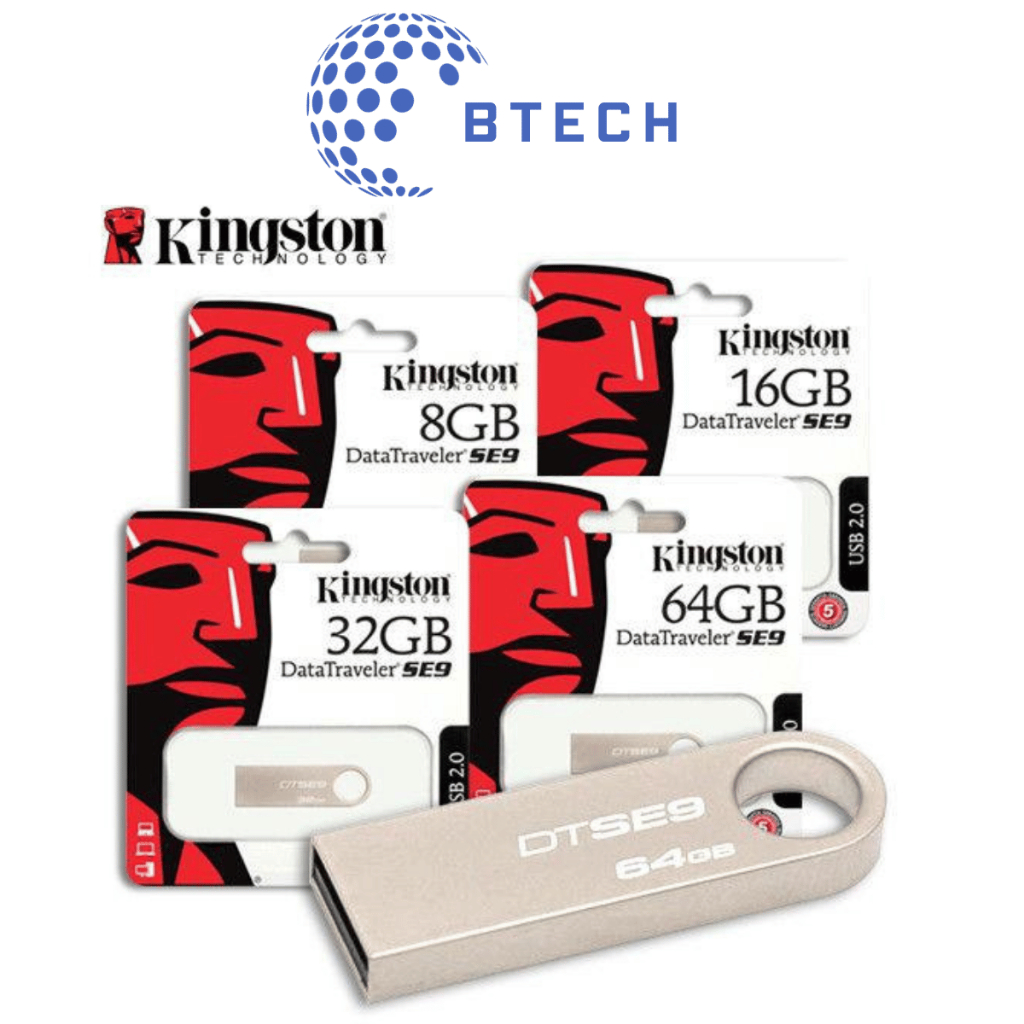 USB Kingston SE9 64Gb 32Gb 16Gb 8Gb 4Gb 2Gb Hàng chất lượng USB 2.0 chống nước tuyệt đối