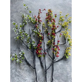 Cành hoa trang trí tết, cành cherry cổ, Cành cherry điểm, Cành lựu loại 1, Đào đông 12 nhánh