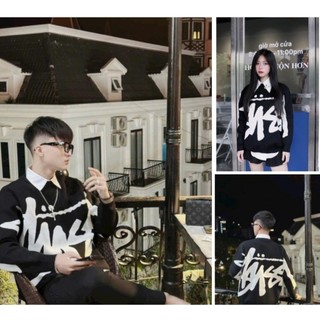 Áo Nỉ nam nữ sweater Stuoossy cổ tròn form unisex mẫu hót 2023