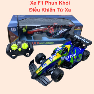 Xe phun khói điều khiển xe phun sương điều khiển từ xa pin sạc có đèn sáng chạy tốc độ cao