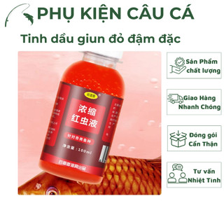 Chất lỏng giun đỏ đậm đặc, mồi câu cá, chất dẫn dụ cá, rùa câu cá hoang dã, cá đen, cá da trơn