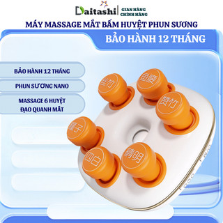 Máy massage mắt DAITASHI mát xa phun sương dưỡng ẩm công nghệ nano, nén khí bấm huyệt giúp thư giãn giảm mỏi mắt