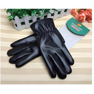 Găng tay da cảm ứng nam nữ mùa đông, bao tay giữ ấm lót nỉ bên trong chống lạnh cao cấp chống nước