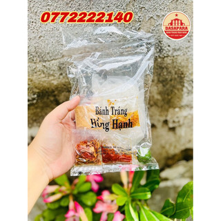 Bánh Tráng Hồng Hạnh Tỏi Khô Bò Trộn Sate Tắc
