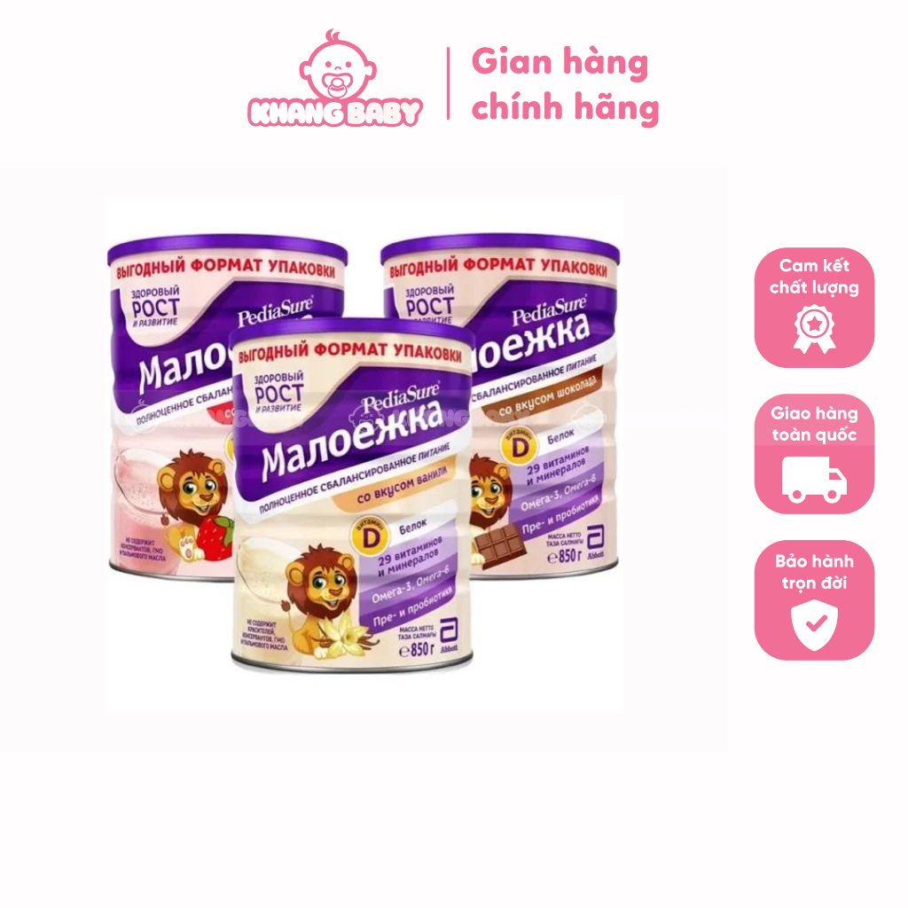 Sữa bột pediasua Nga cho bé từ 1 tuổi lon 850gr - Shop Khang Baby