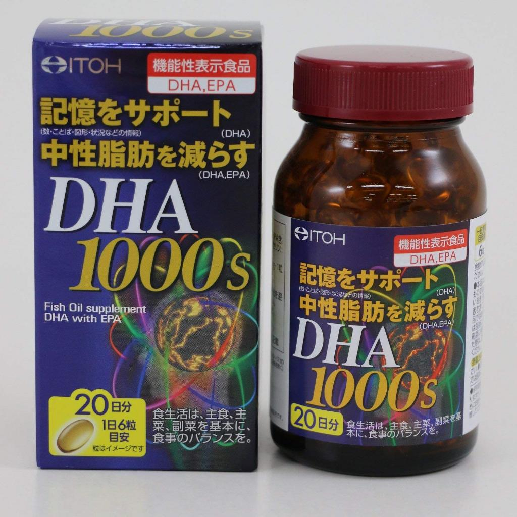 Viên uống bổ não Orihiro nội địa DHA EPA 180 viên Nhật Bản