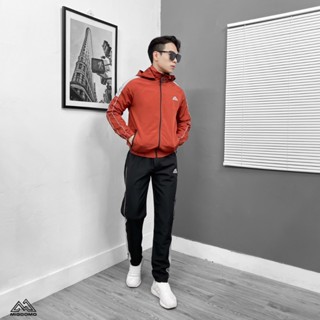 Bộ Gió Ba Vạch MIGDOMO Nam Thể Thao 2 Lớp Lót Gió, Bộ Quần Áo Gió Nam Thu Đông Đẹp