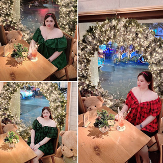 [BigSize 65-90kg]Áo trễ vai thắt dây