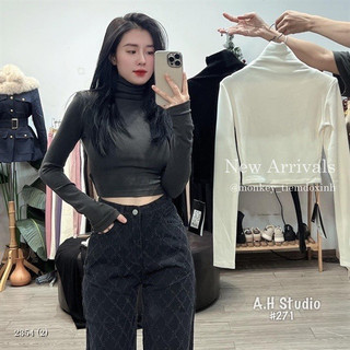 Áo thun rip croptop trơn basic - 247store.vn - aothun271_p13k24