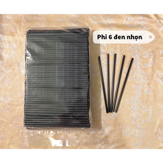 Ống hút đen phi 5 - 6
