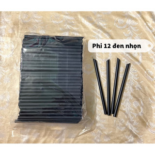 Ống hút phi 12 đen nhọn - 500gr