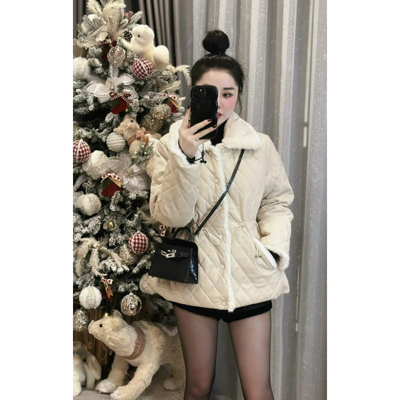 Áo Phao Dây Rút Trần Lông QC[M19]