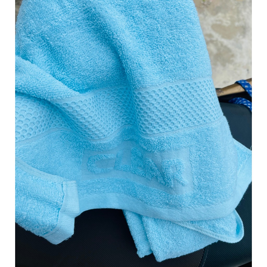 Khăn 100% Cotton, Dày Dặn,Mềm Mại, Thấm Hút Tốt, Không Phai Màu - KT 40x80cm