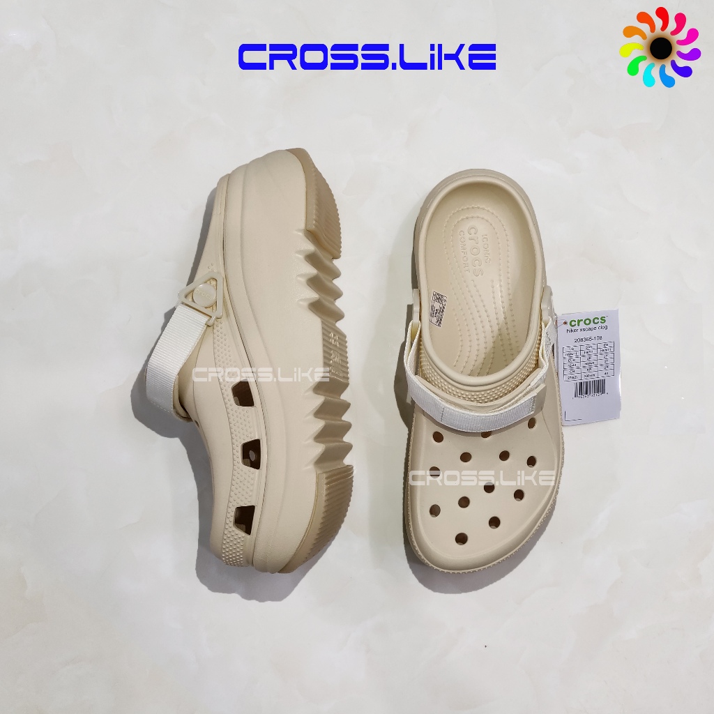 Sục nhựa CROSS HIKER Clog ( new ), sục nam nữ đế cao 5 cm thời trang, sục nhựa siêu bên, đi biển đi mưa, cực chất ! | BigBuy360 - bigbuy360.vn