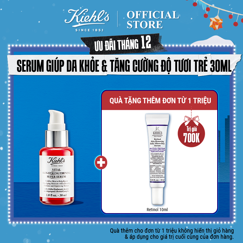 Dưỡng chất (Serum) giúp da khỏe & tăng cường độ tươi trẻ Kiehl's 30ml