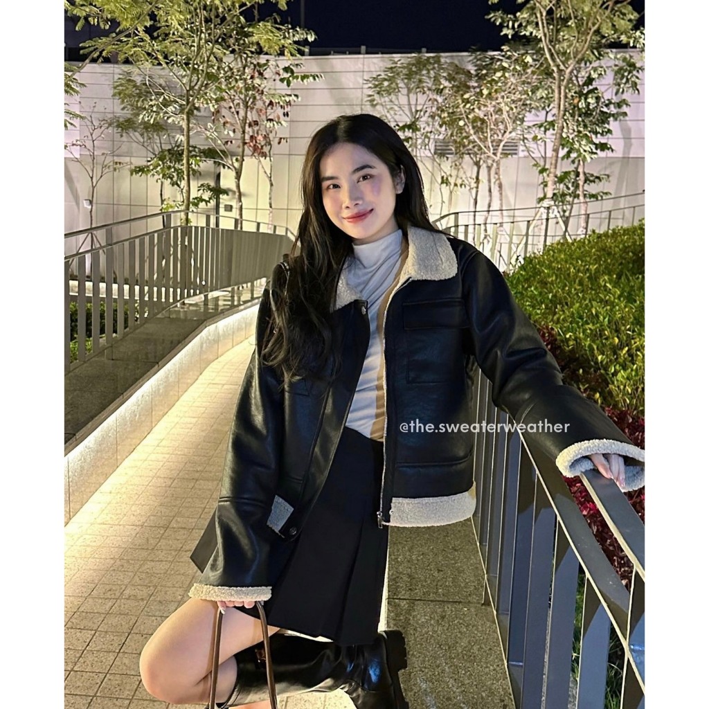Áo khoác da chần bông siêu ấm - 247store.vn
