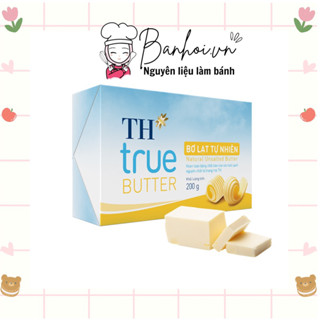 Bơ lạt, Bơ lạt TH True Milk 200gr , Bơ lạt làm bánh