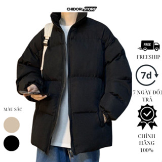 Áo Khoác phao Mùa Đông,Áo Phao Béo Ú Chống Rét Giữ ấm Cơ thể mùa đông giá rét cho nam nữ Unisex form rộng stye Hàn quốc