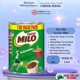 Sữa bột nestle milo value pack 1kg - nhập khẩu úc