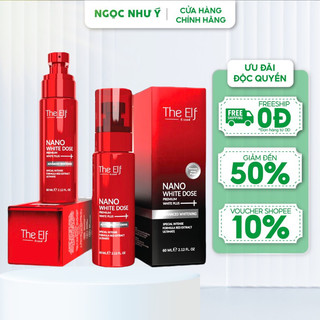 Serum truyền trắng mờ thâm sẹo the elf nano white dose thái lan 60ml