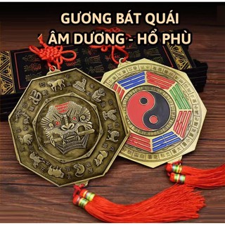 Gương bát quái hổ phù hoá sát, trấn tà ( Mã HK 12 )