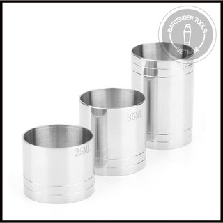 Cylinder measuring cup - Cốc đong inox pha chế cocktail 25/35/50ml