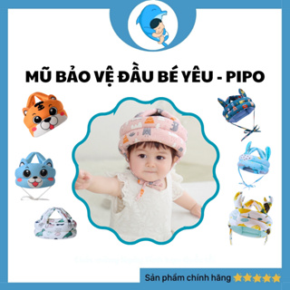 Mũ bảo vệ đầu PiPo cho bé yêu tập bò, tập đi, chống va đập, siêu nhẹ