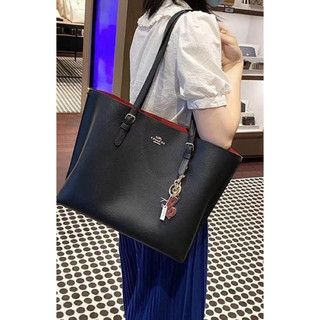 Túi tote công sở Coach Mollie da thật chuẩn form