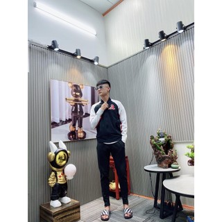 Bộ quần áo thể thao a di đát hoạ tiết logo chữ a thêu mẫu siêu hot